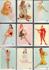 lot de 10 cartes 1995 21st Century Varga Pin-Up Girls III