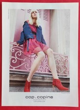 PUBLICITE de PRESSE: Vêtements Fille Femme COP COPINE Collection ETE Mode 2019