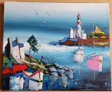 Huile sur toile - huile, cm)