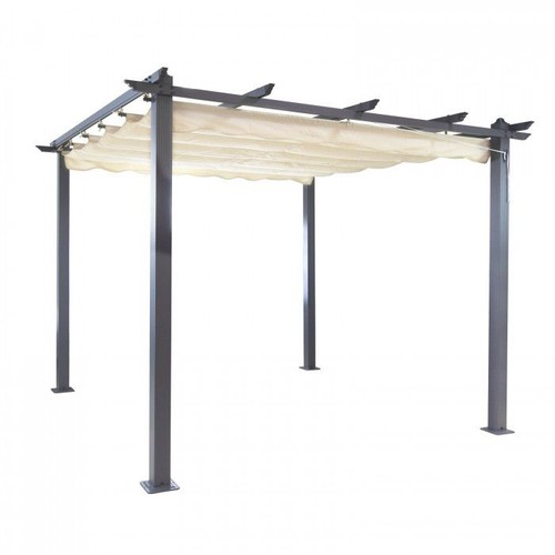 Pergola aluminium toile