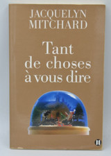 Tant de choses à vous dire -