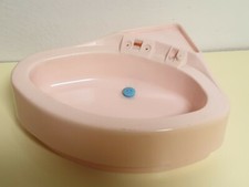 Baignoire d'angle Barbie  - Vers 1980  Dans son jus - Incomplet 