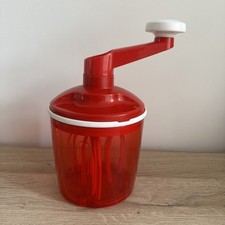 ⭕ Tupperware speedy chef rouge batteur manuel mayonnaise chantilly