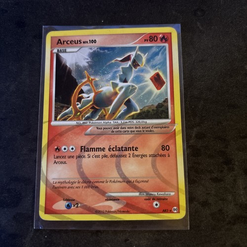 Carte pokémon arceus ar3 - carte,