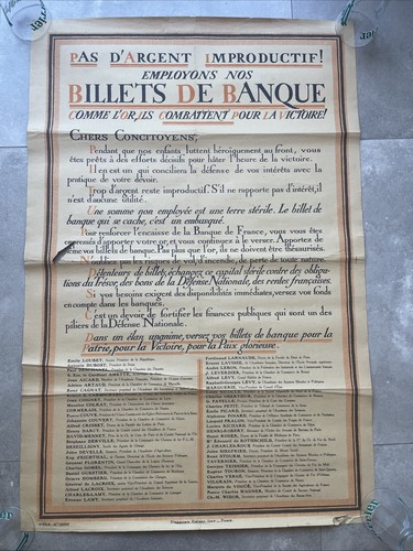 Affiche originale propagande