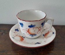 BAYEUX PERIODE GOSSE PETITE TASSE ET SOUS TASSE PORCELAINE DINETTE POUPEE TBE