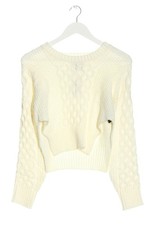 UNIF Pull tricoté Dames Pull T EU 34 crème-blanc cassé style décontracté