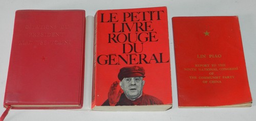 Petit livre rouge mao - rouge, x3 :
