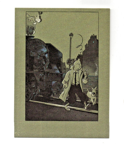 Carte postale tintin - carte,