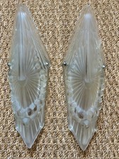 Paire d'appliques Art Déco Charles Schneider 406 en verre dépoli à prix bas !