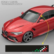 Pare-soleil SCUDERIA ITALIA sunstrip Windschutzscheibe aufkleber Alfa Romeo Typ5