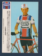 CYCLISME carte cycliste JOHN