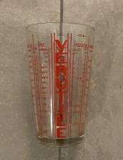 Verre Doseur VERUTILE Rouge 70’ Vintage TBE