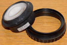 vintage AGRANDISSEUR lentille 317mm UK OBJECTIF LENS LOUPE Magnifier LUPE LOUP