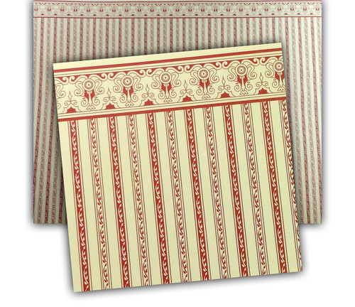 Papier peint rayures - papier, regency