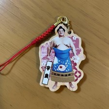 Porte-clés Sumo Wrestling Gacha Ura Wood - Exclusivité Ryogoku Kokugikan