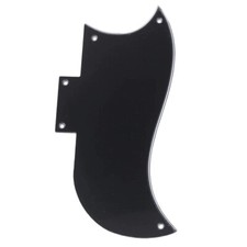 Gibson SG Demi-Face Pickguard Plaque Anti-Rayures – Noir