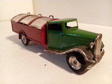 Triang Minic Meccano Bedford W 1930 Dust cart poubelle mecanique tole 1/43 N+B