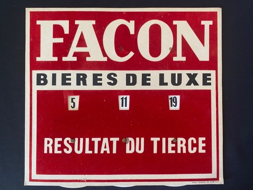 Ancien carton biere luxe - carton,