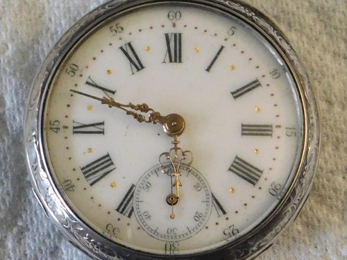 Montre gousset argent - montre,