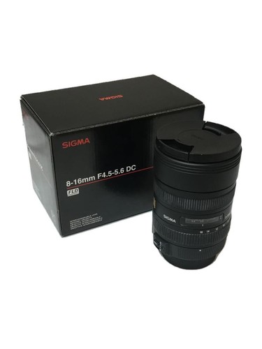 Sigma lens 16mm 5 - sigma, f4.5-5.6