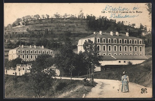 Cpa tulle caserne la - cpa,