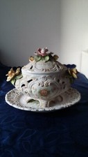 Soupiere decorative faïence - soupiere,