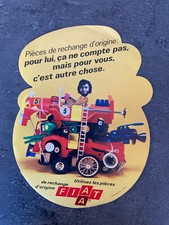 AUTOCOLLANT / STICKER FIAT pièces de rechange AUTOMOBILIA vintage  I59