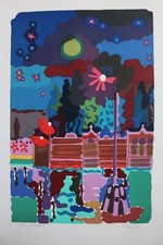 Charles LAPICQUE, Lithographie