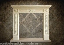 Cheminée En Pierre Leccese Style Empire VINTAGE DESIGN D'INTÉRIEUR