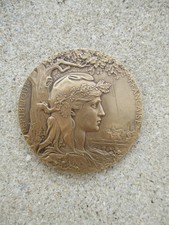 Rare Médaille de table Bronze