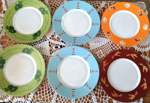 Vintage assiettes plates d - assiettes,