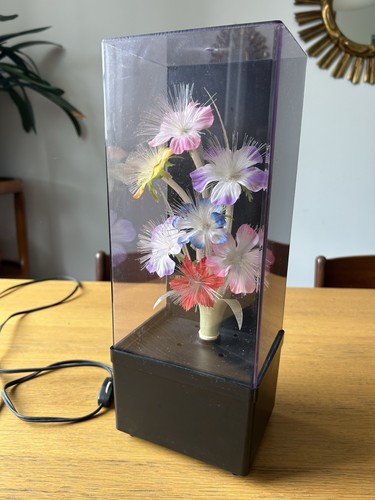 Lampe fleurs fibre - lampe,