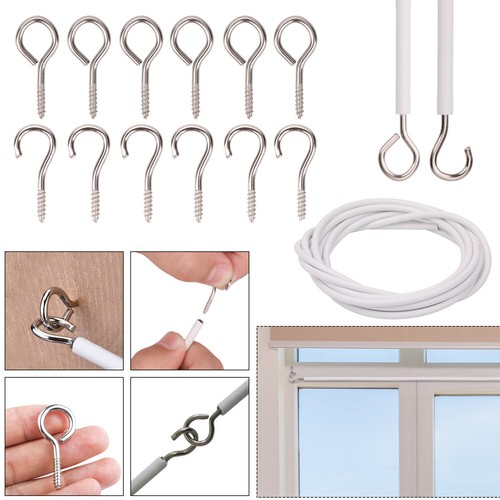 Rideau filet fil câble kit - câble,