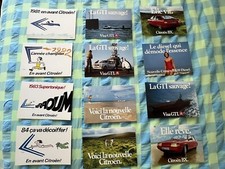 Pochette numérotée 12 cartes postales Citroën (avec illustrations de Savignac)