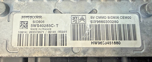 Calculateur moteur sid806 - calculateur,