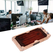 Water Cooling Radiator All Copper 7mm Round Tube G1/4 Thread Industrial Comp NEW