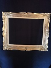 Cadre doré en bois sculpté style Louis XV format 57 x 43 cm années 60