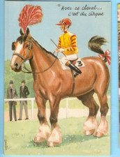Paul  ORDNER  carte postale Humour CHEVAUX  TIERCE  TURFISTE  70/80