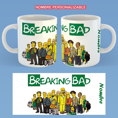 Breaking bad simpsons tasse - breaking,