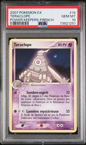 Carte pokémon teraclope - pokémon,