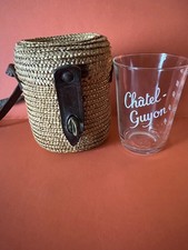 CHÂTEL-GUYON VERRE DE CURISTE EN VERRE , STATION ET CURE THERMALE 100ml