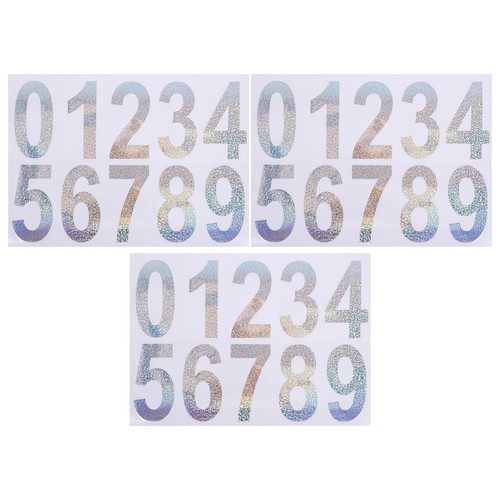 Sheets autocollants de - 3,