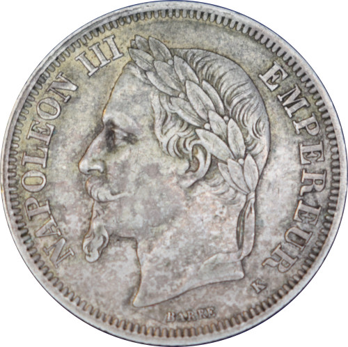 Francs napoleon iii tête - 2,