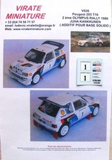 V026 PEUGEOT 205 TURBO 16 EVO