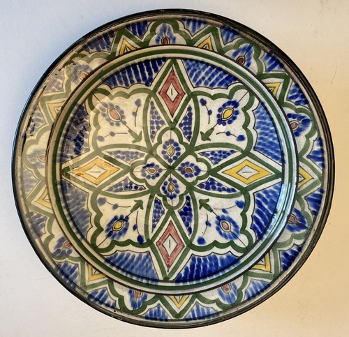 Plateau marocain céramique - marocain, en
