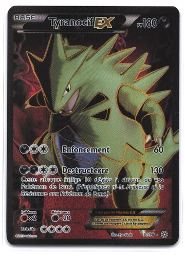 Carte pokémon tyranocif - carte,
