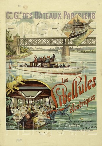 Bateau mouche les libellules - bateau,
