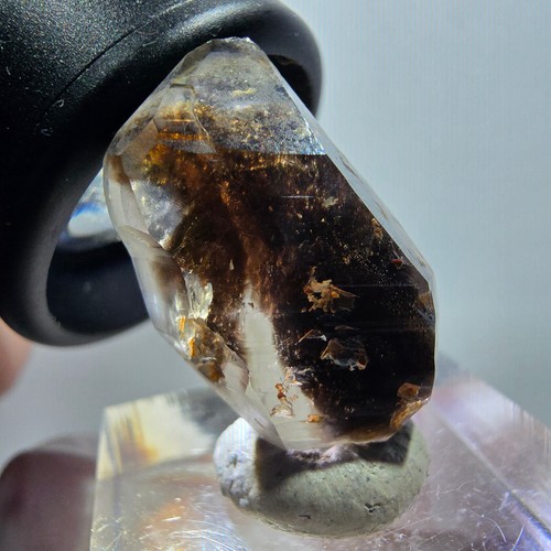 Rare cristal quartz fumé - de,