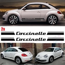 2 Bandes Bas de caisse Coccinelle pour New Beetle Autocollants Stickers HERBIE